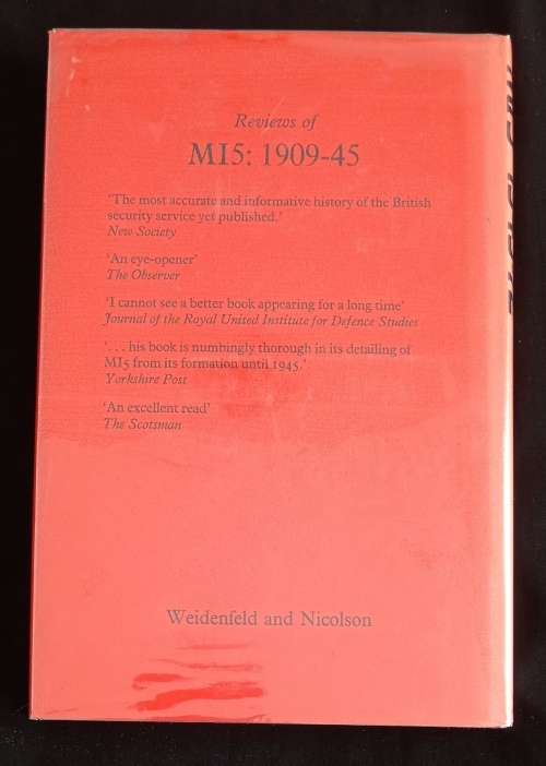 A Matter of Trust MI5 1945-72 by Nigel West
