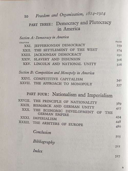 Freedom & Organization 1814-1914 by Bertrand Russell