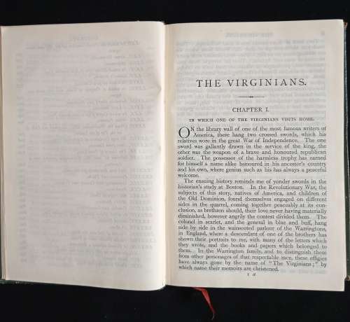 The Virginians A Tale of the Last Century by William Makepeace Thackeray