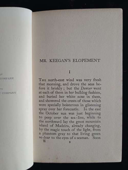 Mr Keegan`s Elopement by Winston Churchill