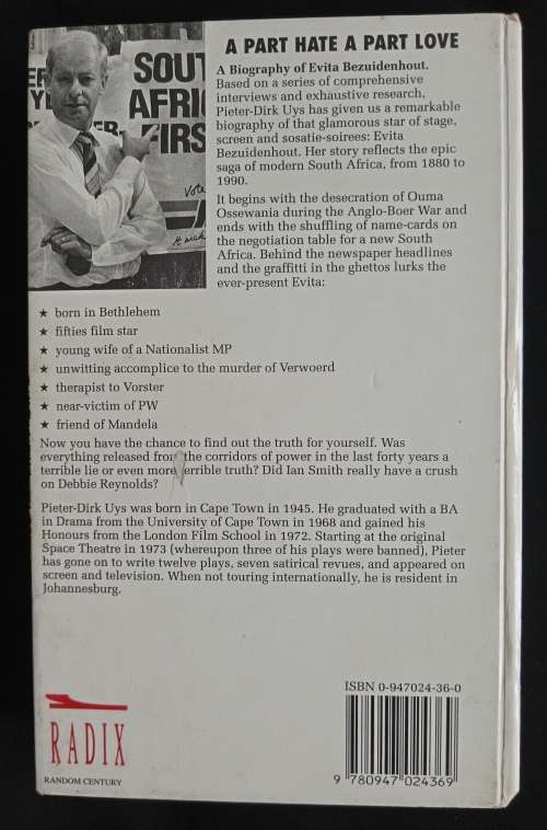 A Part Hate A Part Love A Biography by Pieter-Dirk Uys