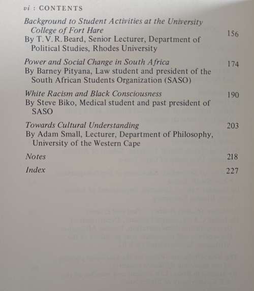Student Perspectives on South Africa Edited by Hendrik W van der Merwe & David Welsh