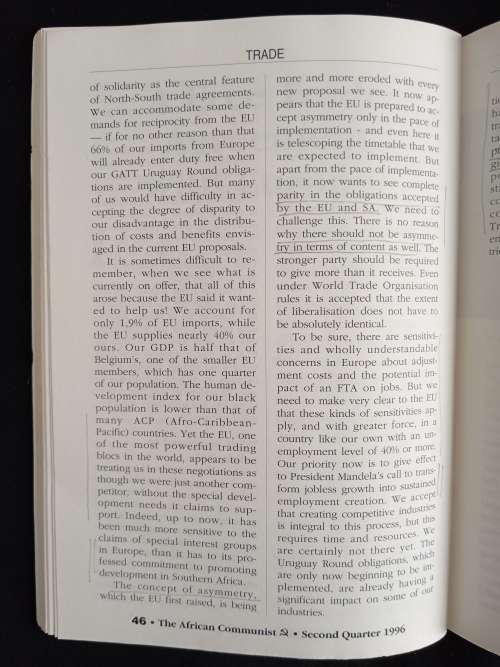 The African Communist Journal of the South African Communist Party