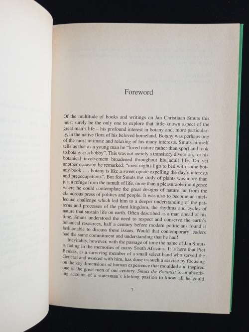 Smuts The Botanist by Piet Beukes