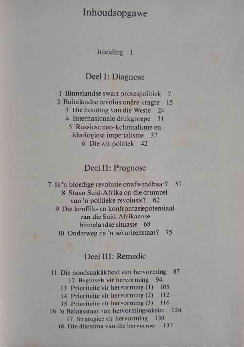 Die Pad van Hervorming by W P Esterhuyse