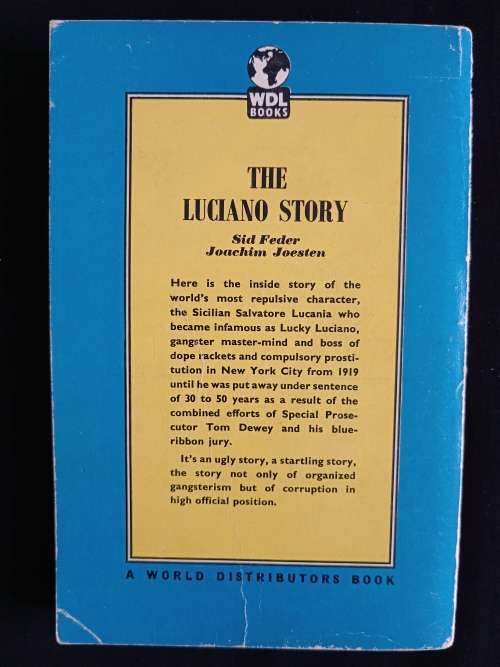 The Luciano Story by Sid Feder & Joachim Joesten