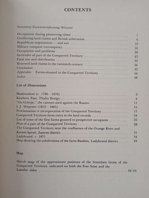 The so-called Conquered Territory by C C Eloff