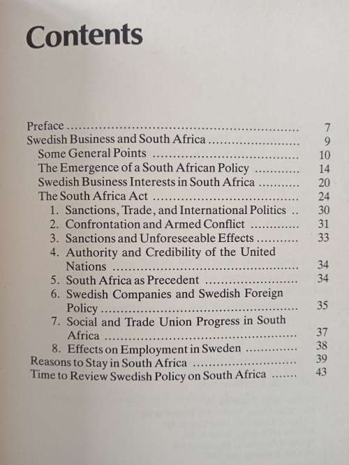 Swedish Business & South Africa