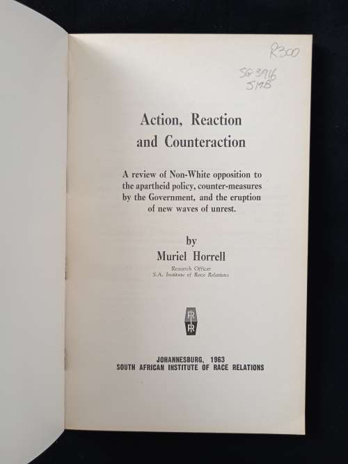 Action Reaction & Counteraction by Muriel Horrell