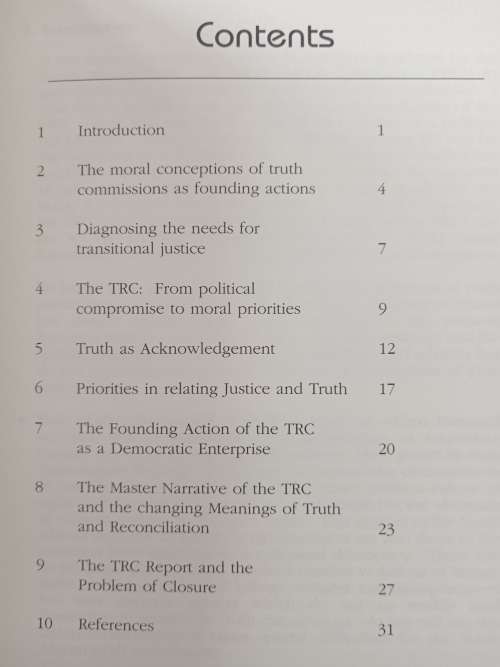 Reconciliation & Social Justice by Professor André du Toit