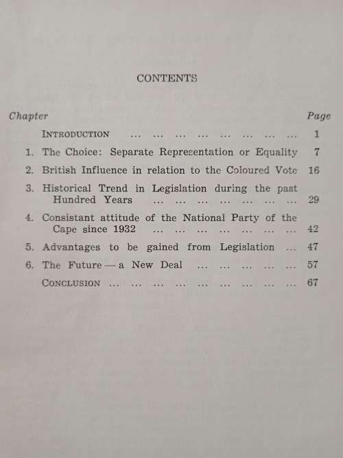 Separate Representation of Voters by Otto du Plessis