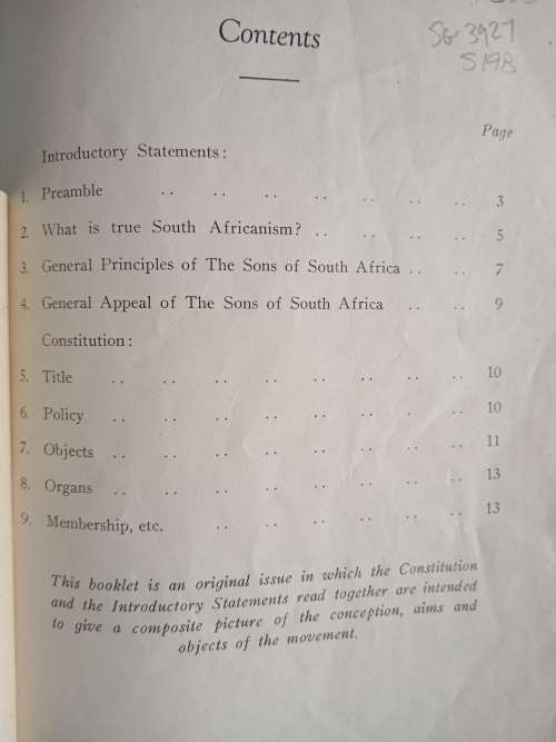The Sons of South Africa