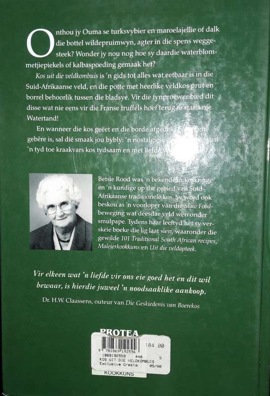 Kos Uit Die Veldkombuis - Betsie Rood
