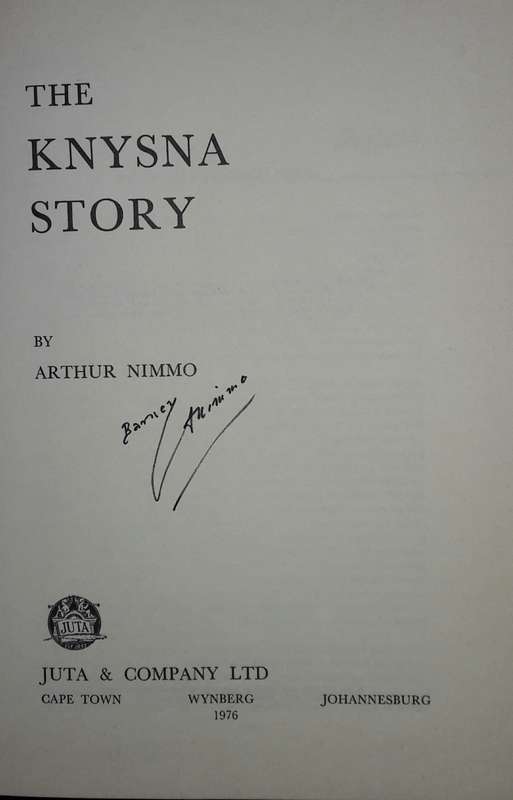 The Knysna Story - Arthur Nimmo