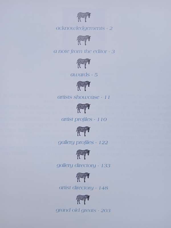 Zebra Resgister of South African Artists & Galleries Vol 3 South African Art