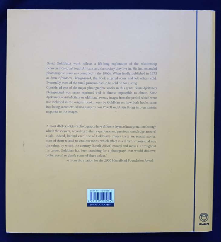 Some Afrikaners Revisited by David Goldblatt