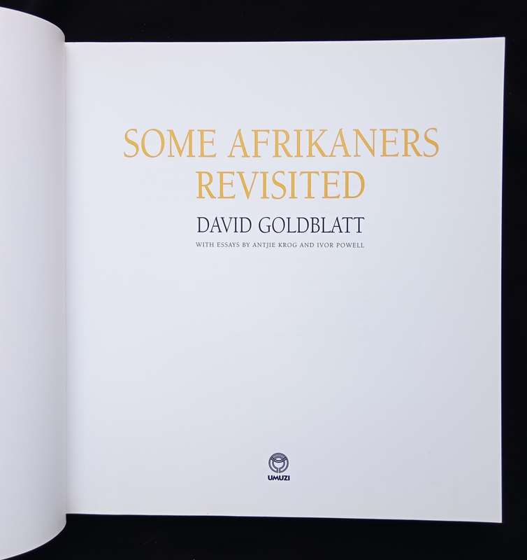 Some Afrikaners Revisited by David Goldblatt
