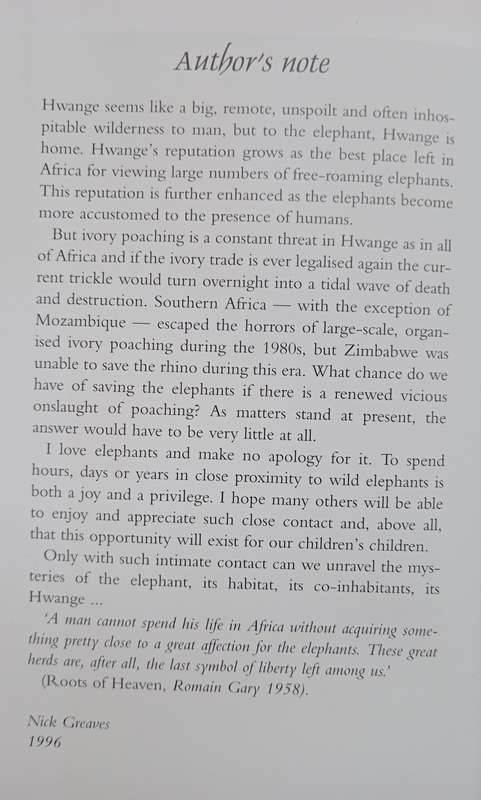 Hwange Retreat of the Elephants Written & Photographed by Nick Greaves