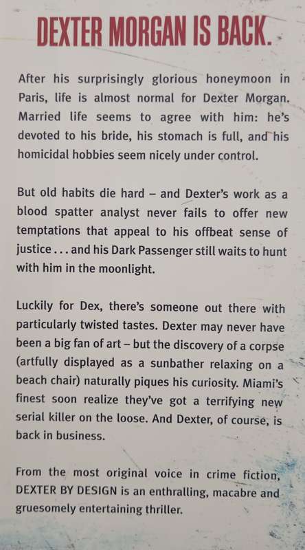 Dexter by Design by Jeff Lindsay