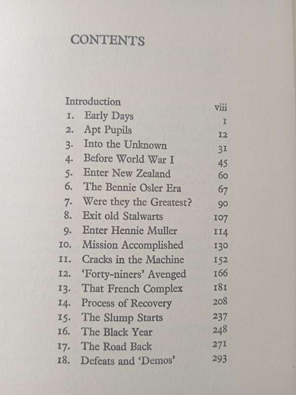 The Springboks 1891-1970 by A C Parker