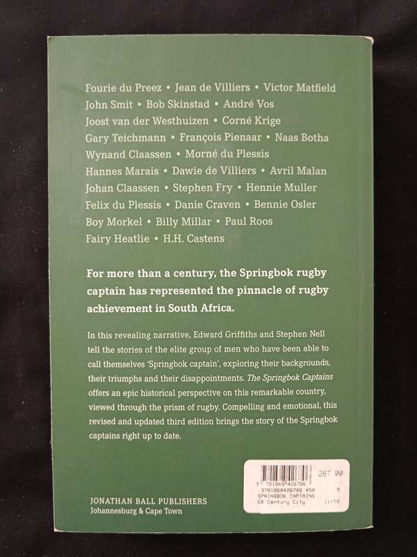 The Springbok Captains by Edward Griffiths & Stephen Nell