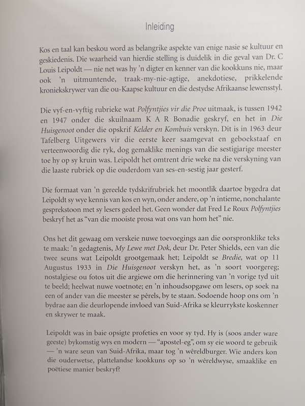 Polfyntjies vir die Proe by C Louis Leopoldt