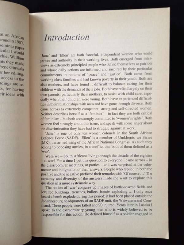 Colonels & Cadres War & Gender in South Africa by Jacklyn Cock