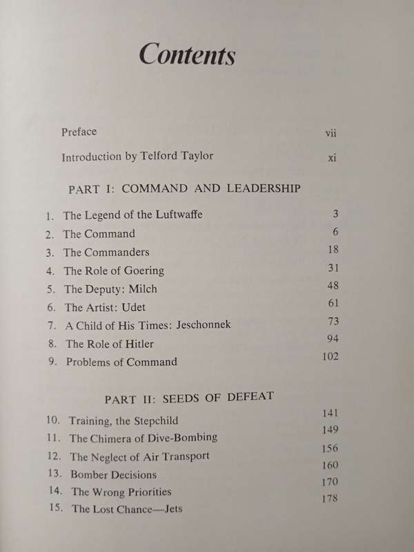 Luftwaffe An analysis by former Luftwaffe generals Edited by Harold Faber