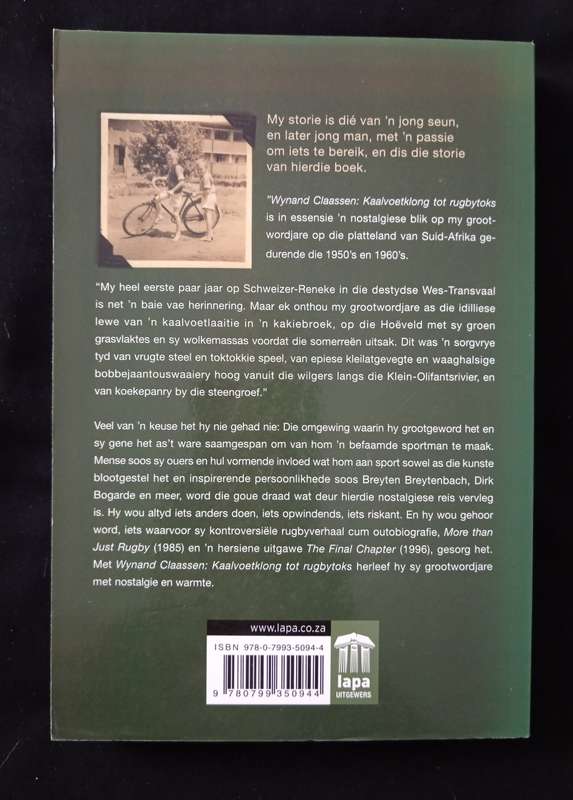 Kaalvoetklong tot rugbytoks by Wynand Claasen