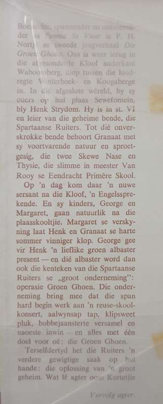 Die Groen Ghoen by P H Nortjé