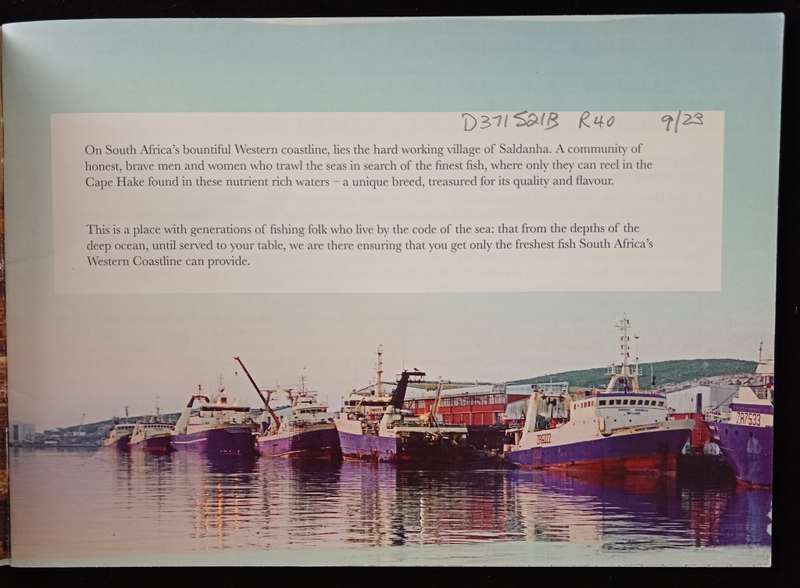From Our Saldanha Home to Yours by Sea Harvest