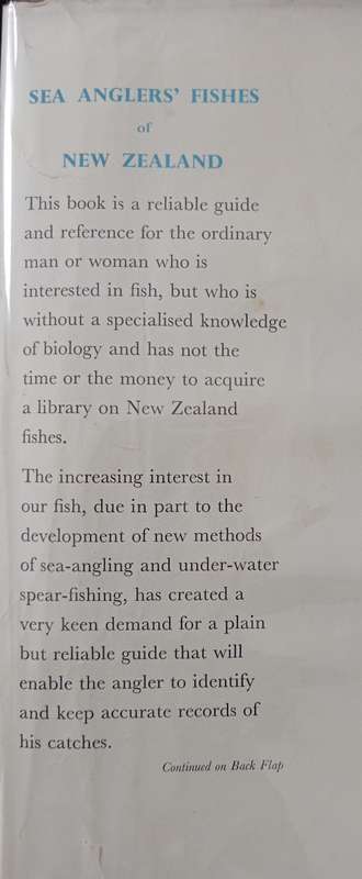 Sea Angler`s Fishes of New Zealand by Arthur W Parrott