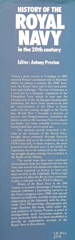 History of the Royal Navy in the 20th Century Edited by Antony Preston