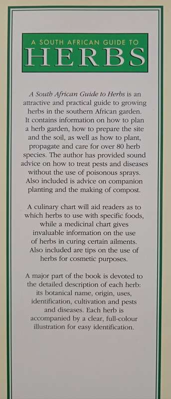 A South African Guide to Herbs by Barbara Hey