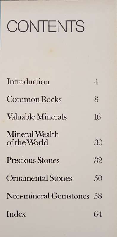 Rocks & Minerals in Colour by Richard Fortey