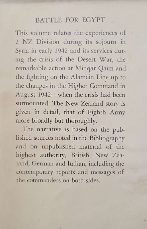 Battle for Egypt The Summer of 1942 by J L Scoullar