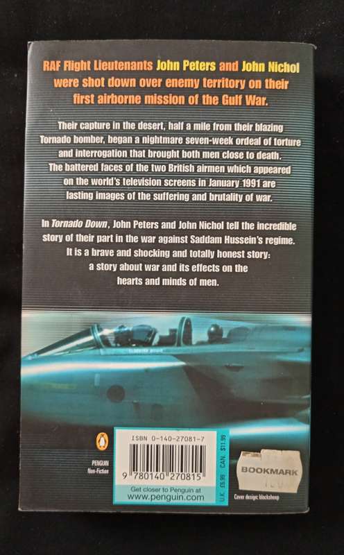 Tornado Down by RAF Flt Lts John Peters & John Nichole with William Pearson