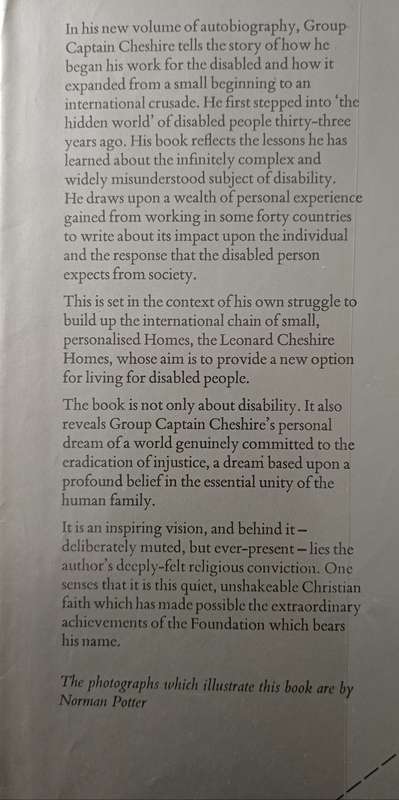 The Hidden World by Leonard Cheshire
