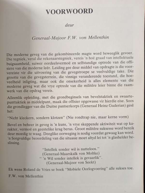 Mobiele Oorlogvoering ń Perspektief vir Suider-Afrika by Kol Roland de Vries