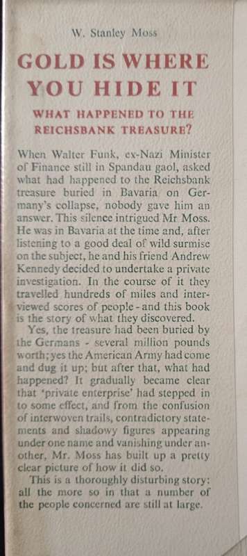 Gold is Where You Hide it by W Stanley Moss