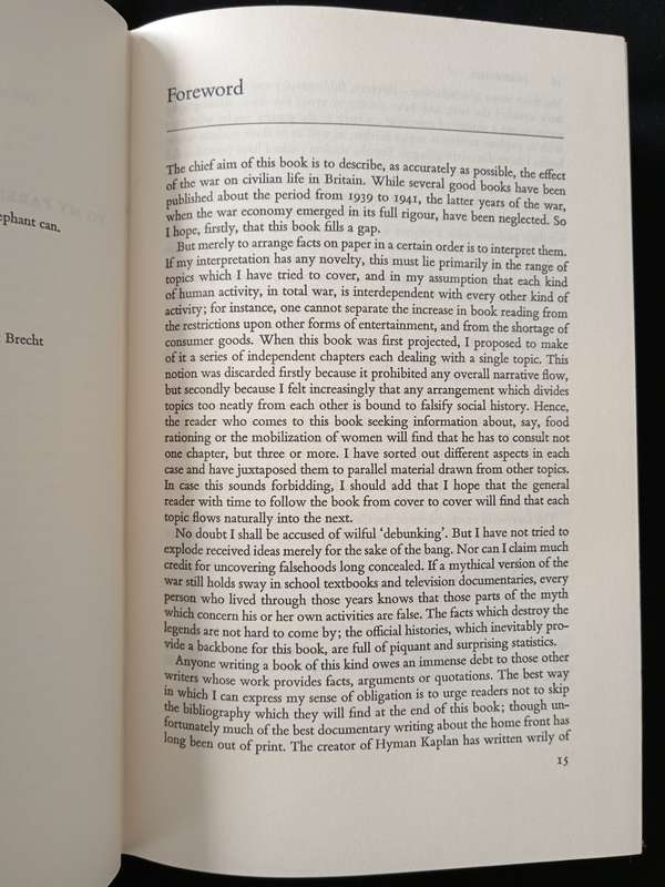 The People`s War Britain 1939-1945 by Angus Calder