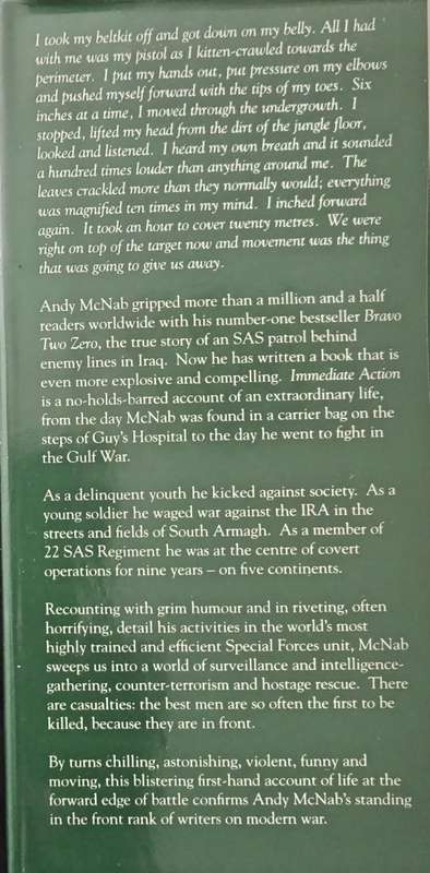 Immediate Action by Andy McNab