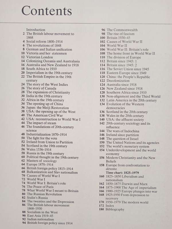 The Illustrated Reference Book of Modern History by General Editor James Mitchell
