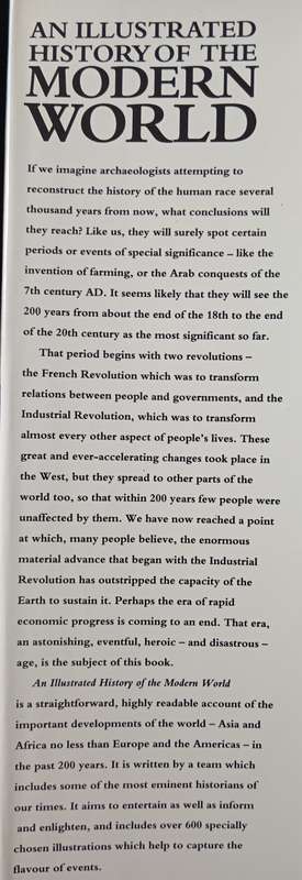 An Illustrated History of the Modern World by General Editor Esmond Wright