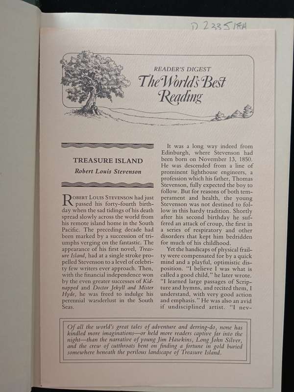 Treasure Island by Robert Louis Stevenson