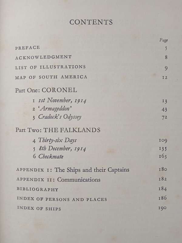 Coronel & The Falklands by Geoffrey Bennett