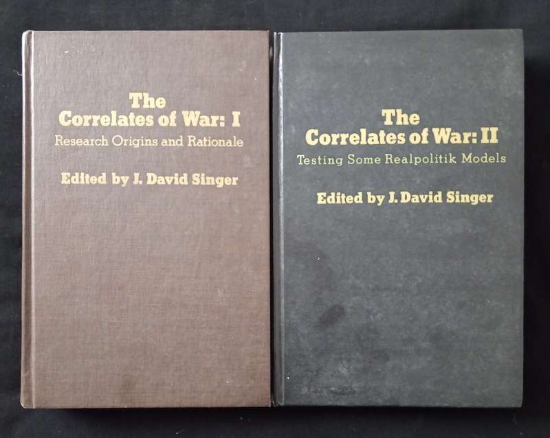 The Correlates of War(set of 2) Edited by J David Singer