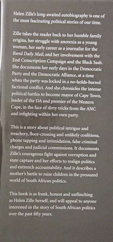 Not Without a Fight The Autobiography by Helen Zille