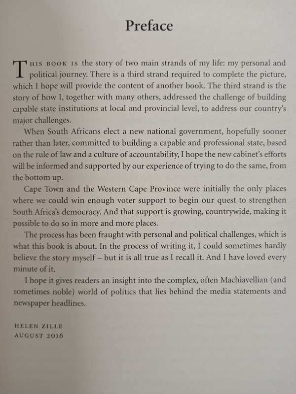 Not Without a Fight The Autobiography by Helen Zille