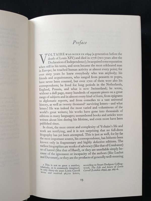 Voltaire by Theodore Besterman